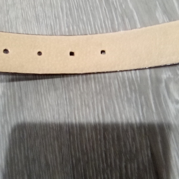 Lake Shore Drive Black Gater Bronze Scrollwork Buckle Belt - Picture 12 of 16